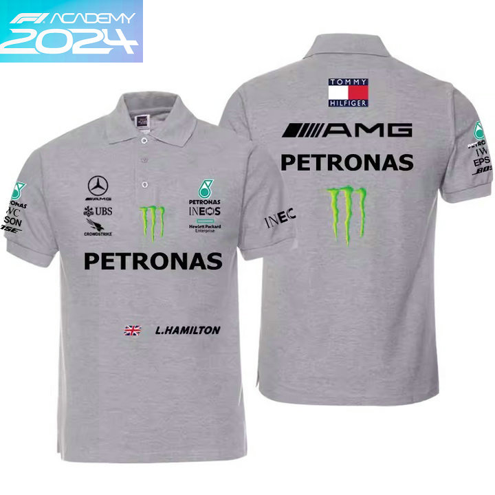 2024 Polo Monster Energy Mercedes-AMG Petronas F1 Team Coton Homme